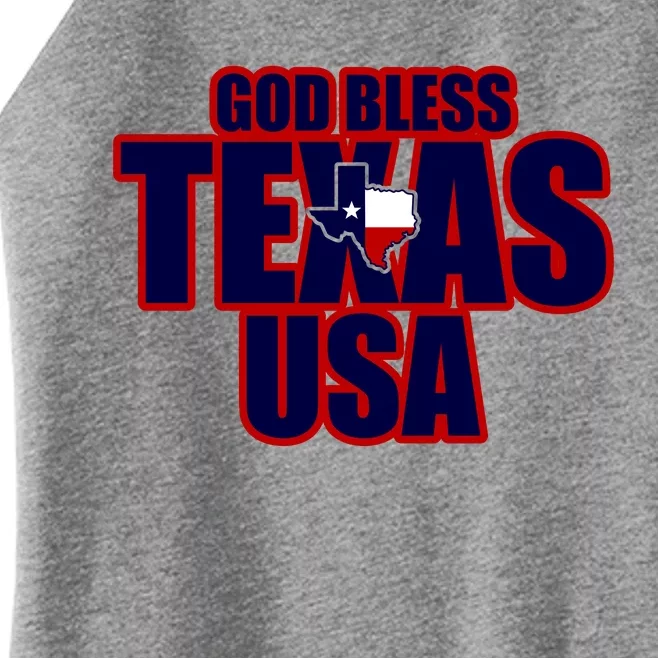 God Bless Texas Women’s Perfect Tri Rocker Tank