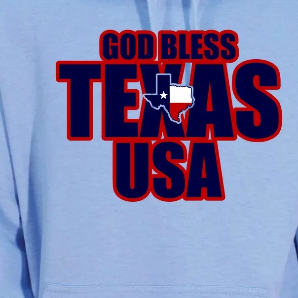 God Bless Texas Unisex Surf Hoodie