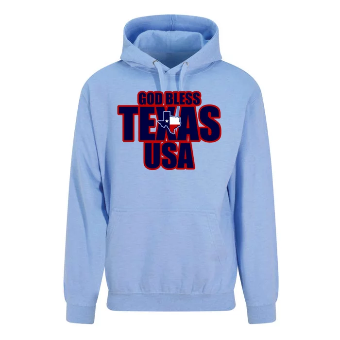 God Bless Texas Unisex Surf Hoodie