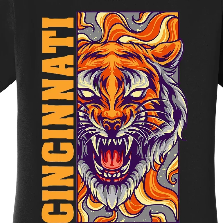 Growling Bengal Tiger Women's T-Shirt