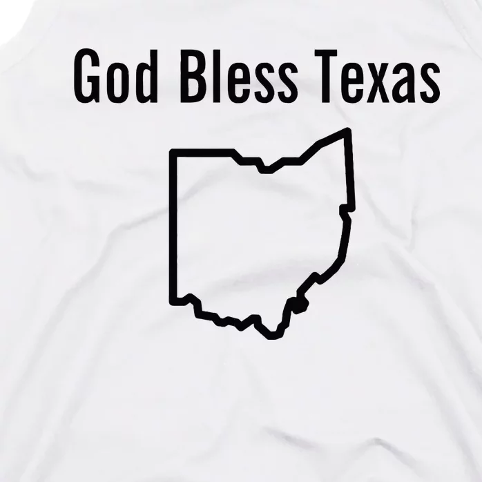 God Bless Texas Ohio Tank Top