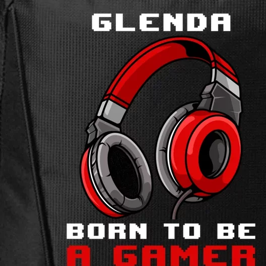 Glenda Born To Be A Gamer Personalized Cool Gift City Backpack