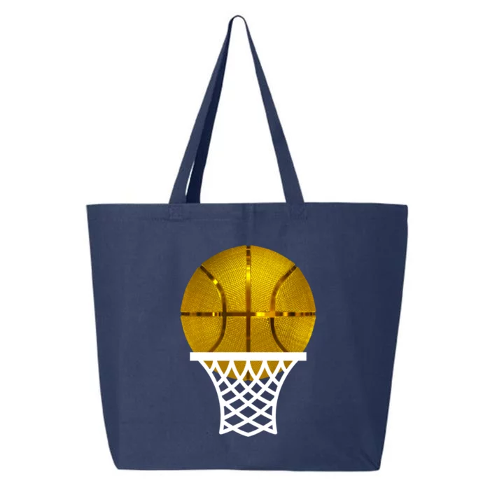 Gold Basketball Trophy Mvp Graphic Tee Cool Gift 25L Jumbo Tote