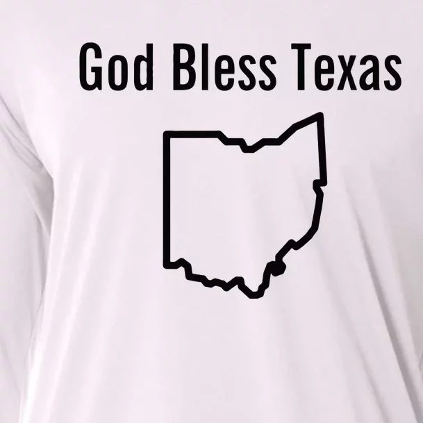 God Bless Texas Ohio Cooling Performance Long Sleeve Crew