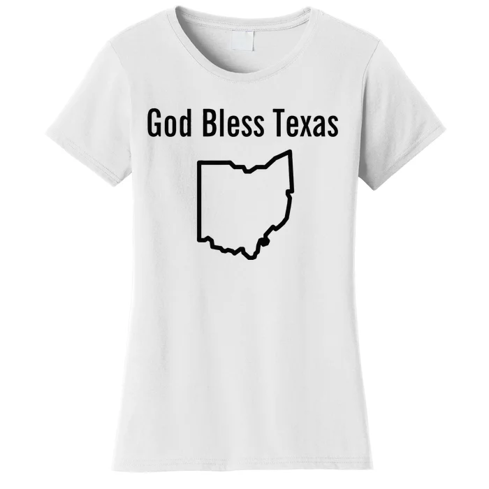 God Bless Texas Ohio Women's T-Shirt