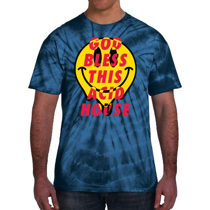 God Bless This Acid House Tie-Dye T-Shirt