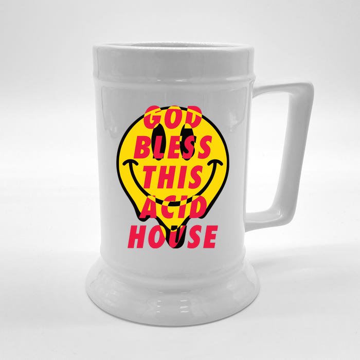 God Bless This Acid House Front & Back Beer Stein