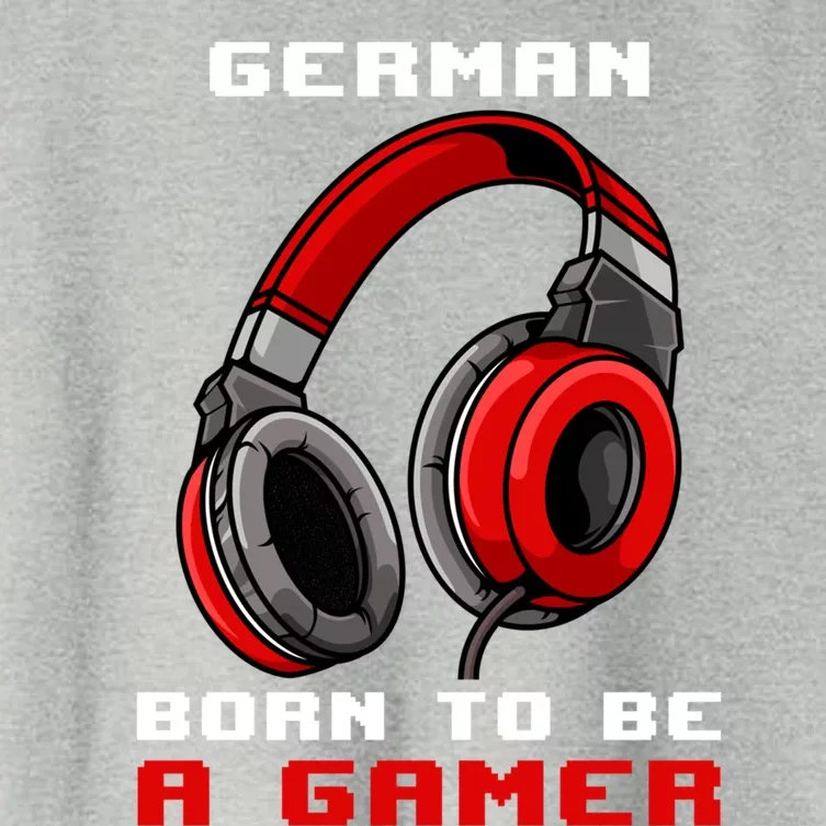 Ger Born To Be A Gamer Personalized Gift Women's Crop Top Tee