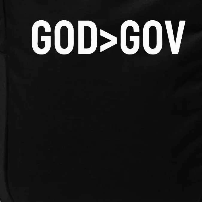 God Bigger Than Gov Impact Tech Backpack