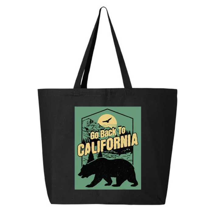 Go Back To California Funny Joke Welcome 25L Jumbo Tote