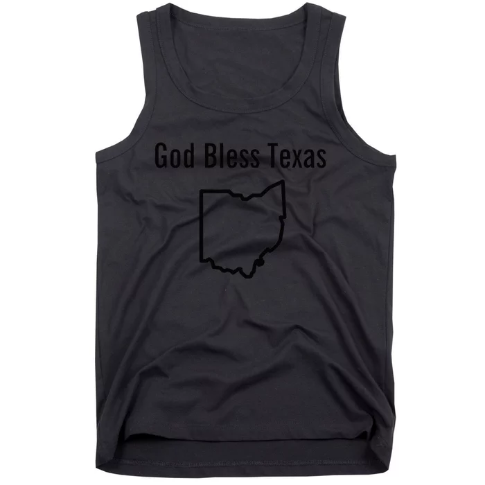 God Bless Texas Ohio (1) Tank Top