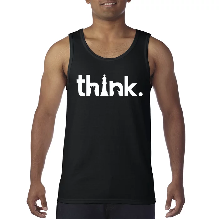 Gregg Bell Think Chess Tank Top