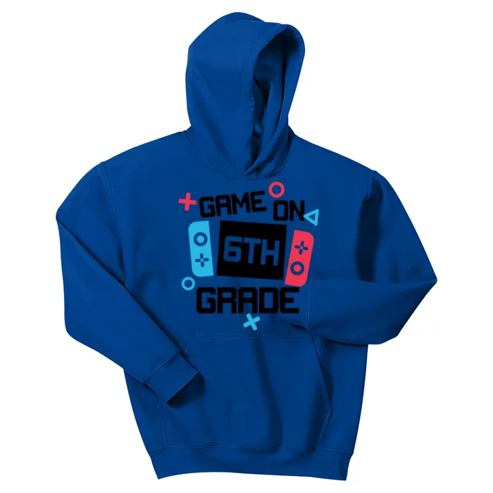 Gamer Back To School Gift Game On Sixth 6Th Grade Cute Gift Kids Hoodie