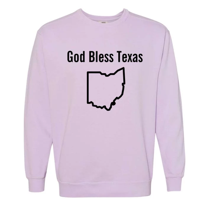 God Bless Texas Ohio Garment-Dyed Sweatshirt