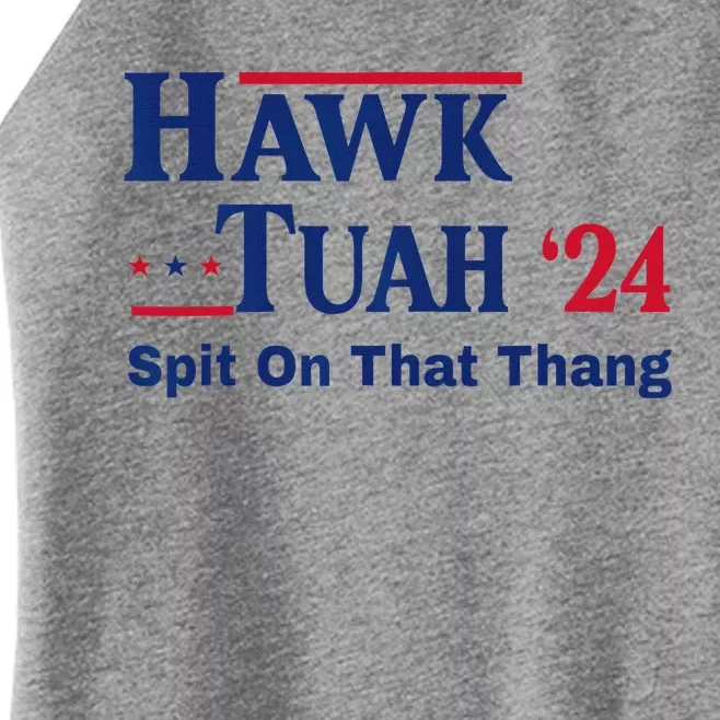 God Bless The Usa American Patriotic Eagle Superhero Designhawk Tuah 2024 Funny Women’s Perfect Tri Rocker Tank