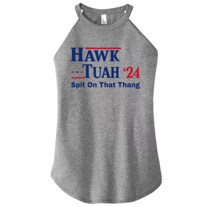 God Bless The Usa American Patriotic Eagle Superhero Designhawk Tuah 2024 Funny Women’s Perfect Tri Rocker Tank