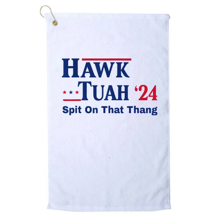 God Bless The Usa American Patriotic Eagle Superhero Designhawk Tuah 2024 Funny Platinum Collection Golf Towel