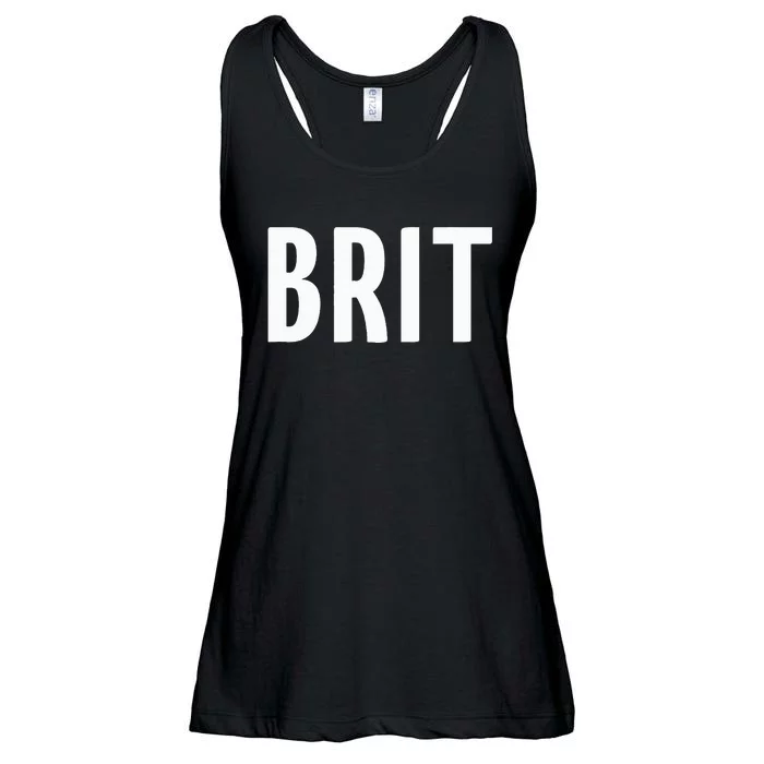 Great Britain Three Part Combo Design British Flag Part 2 Ladies Essential Flowy Tank