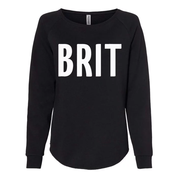 Great Britain Three Part Combo Design British Flag Part 2 Womens California Wash Sweatshirt