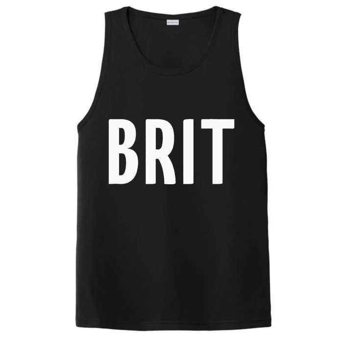 Great Britain Three Part Combo Design British Flag Part 2 Performance Tank