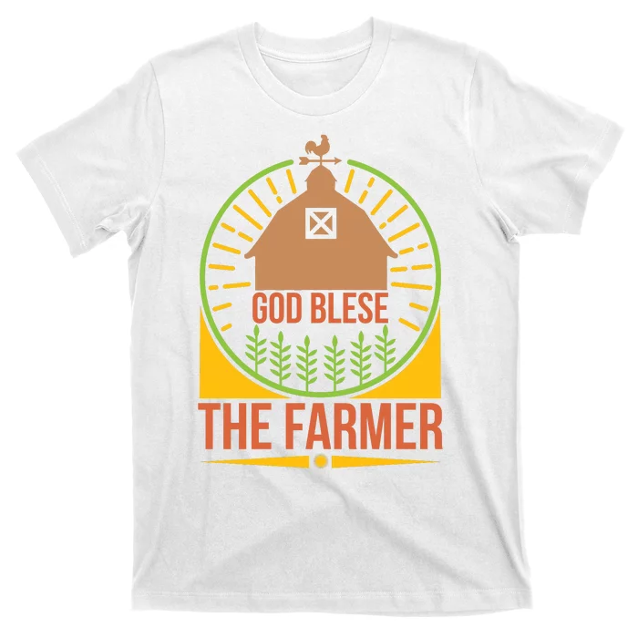 God Blese The Farmer T-Shirt