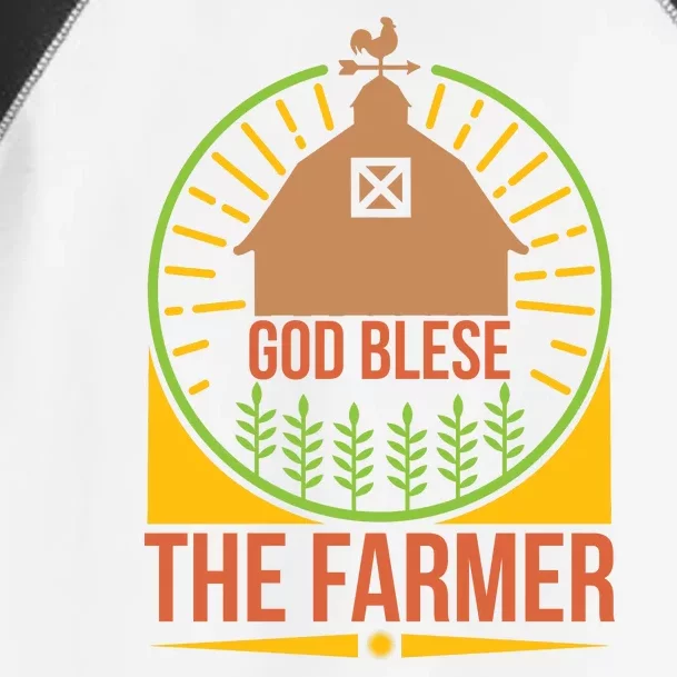 God Blese The Farmer Toddler Fine Jersey T-Shirt