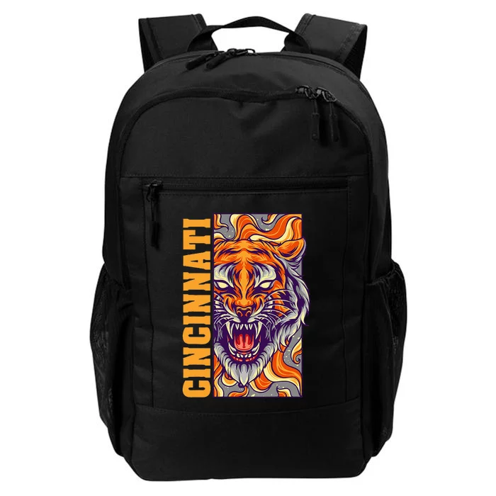 Growling Bengal Tiger Daily Commute Backpack