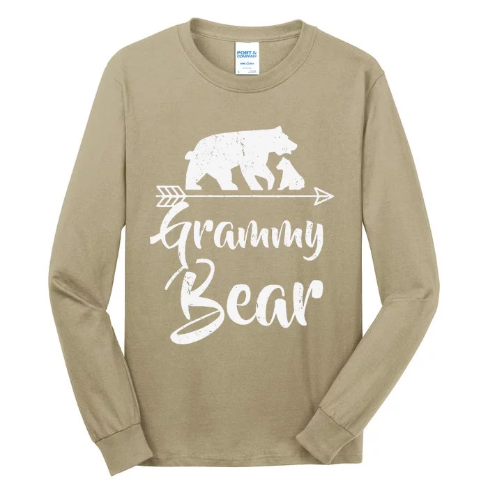 Grammy Bear T Best Gift Mother's Father's Day Tall Long Sleeve T-Shirt