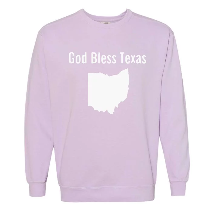 God Bless Texas Ohio Garment-Dyed Sweatshirt