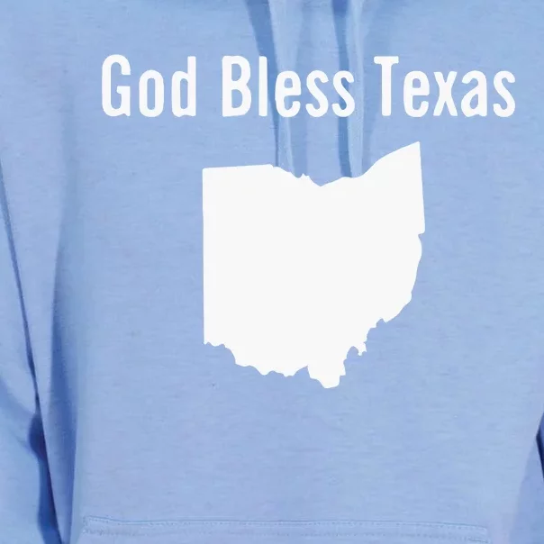 God Bless Texas Ohio Unisex Surf Hoodie