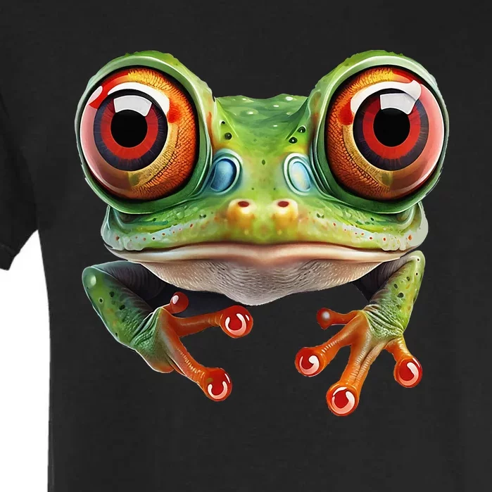 Green Body Tree Frog Red Eyed Tree Frog Rainforest Amphibian Garment-Dyed Heavyweight T-Shirt