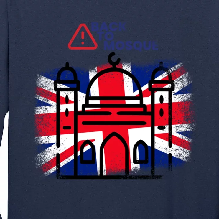 Grunge Back To Mosque London Uk British Tall Long Sleeve T-Shirt