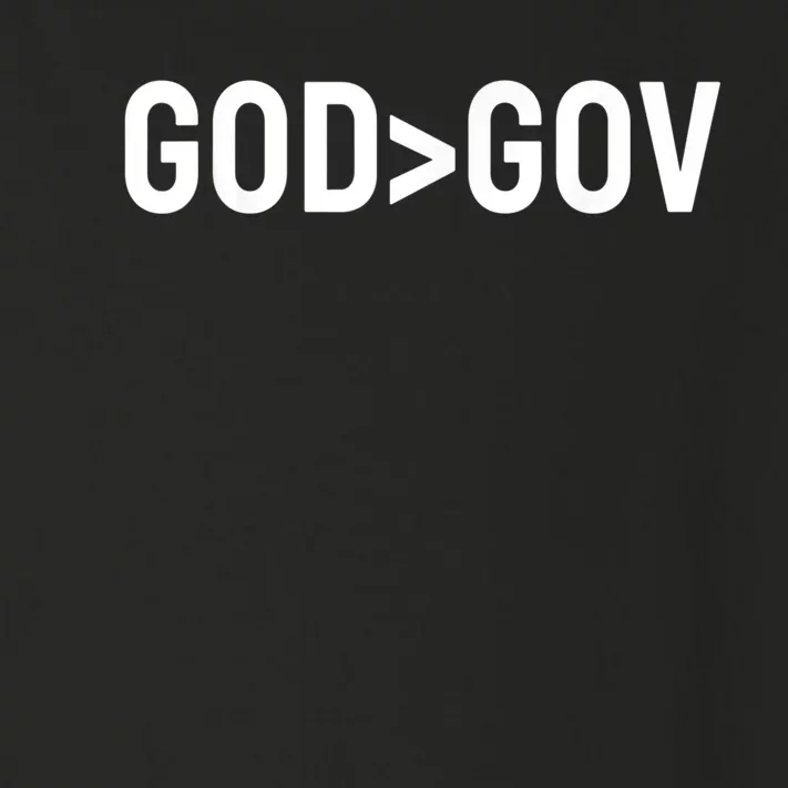 God Bigger Than Gov Toddler Long Sleeve Shirt