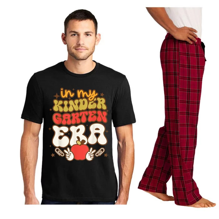 Groovy Back To School In My Kindergarten Era Teacher Student Pajama Set