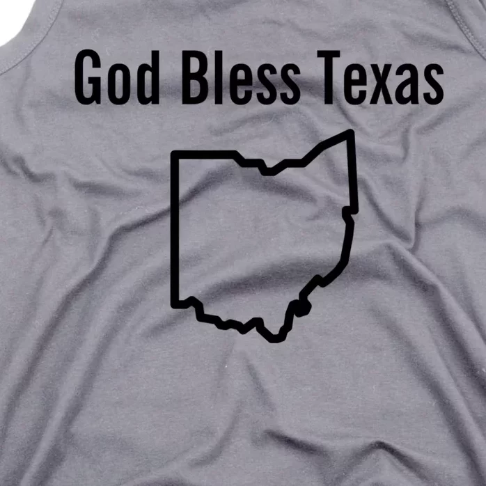 God Bless Texas Ohio Tank Top