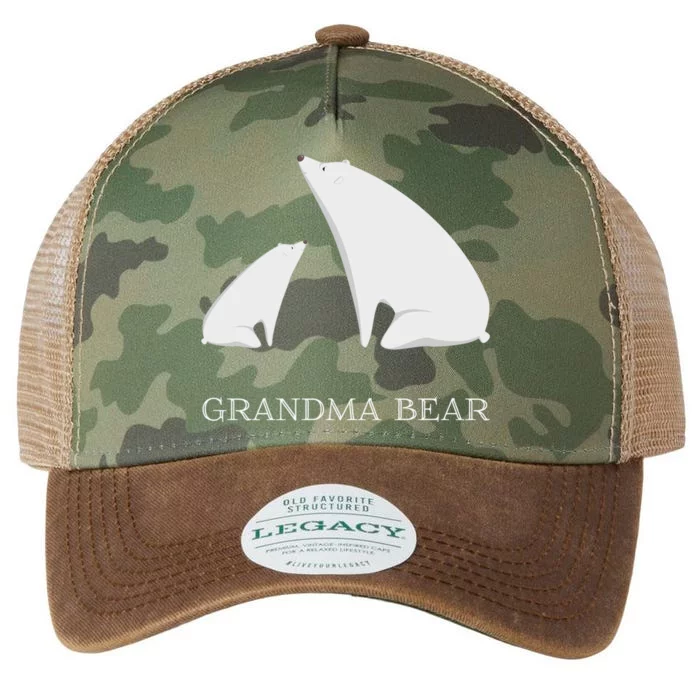 Grandma Bear Tee Funny Vintage Polar Bear Mother's Day Gift Great Gift Legacy Tie Dye Trucker Hat