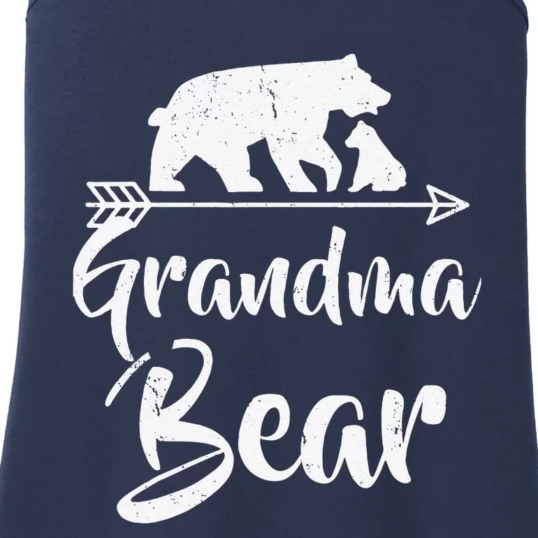 Grandma Bear T Best Gift Mother's Father's Day Ladies Essential Tank