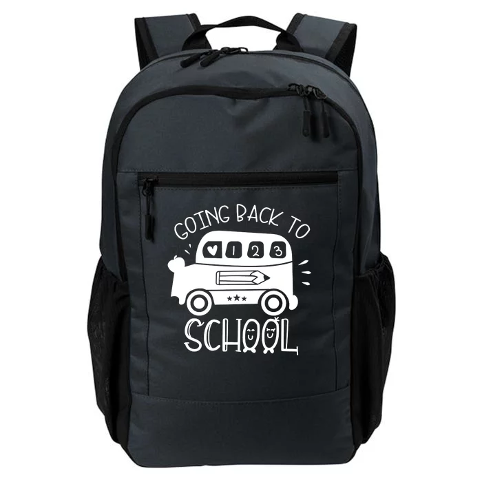 Going Back To School Cute Learning Bus Daily Commute Backpack