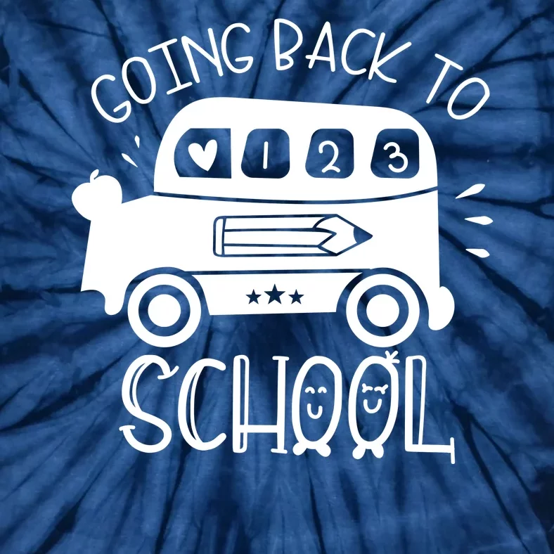 Going Back To School Cute Learning Bus Tie-Dye T-Shirt