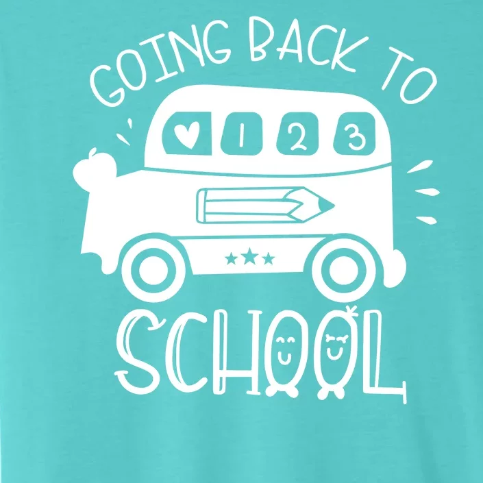 Going Back To School Cute Learning Bus ChromaSoft Performance T-Shirt