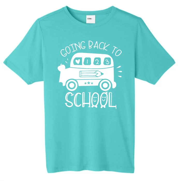 Going Back To School Cute Learning Bus ChromaSoft Performance T-Shirt