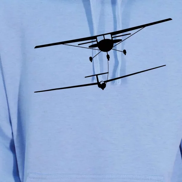 Glider Being Towed Pilot Soaring Gift Unisex Surf Hoodie