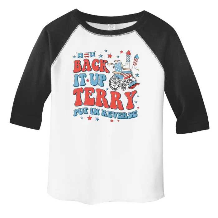 Groovy Back Up Terry Firework Fun Toddler Fine Jersey T-Shirt