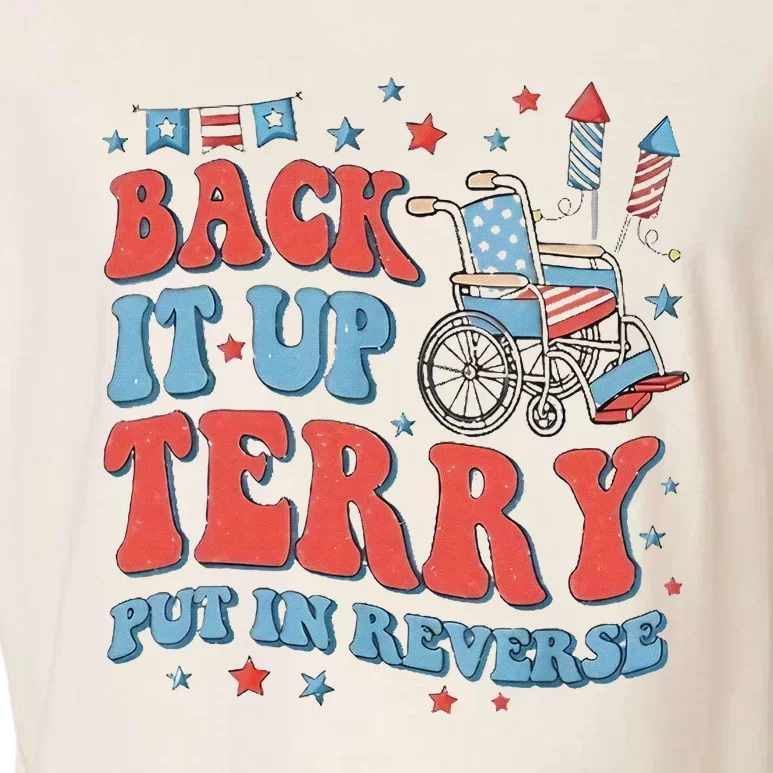 Groovy Back Up Terry Firework Fun Garment-Dyed Women's Muscle Tee