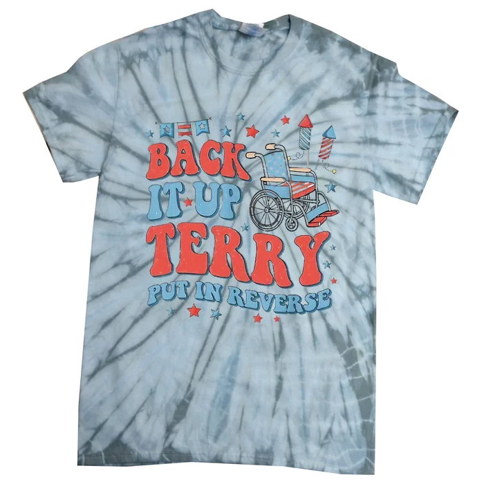 Groovy Back Up Terry Firework Fun Tie-Dye T-Shirt