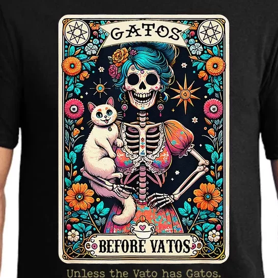 Gatos Before Vatos Unless The Vato Has Gatos Pajama Set