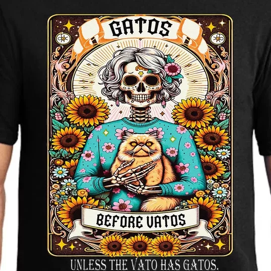 Gatos Before Vatos Unless The Vato Has Gatos Pajama Set