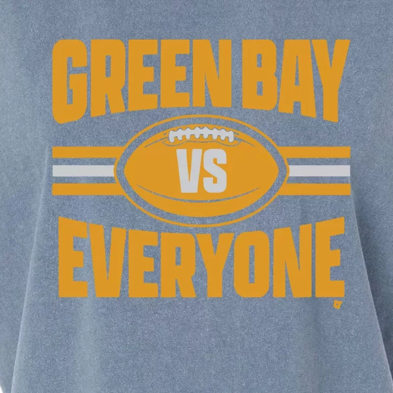 Green Bay Vs Everyone Garment-Dyed Women's Muscle Tee