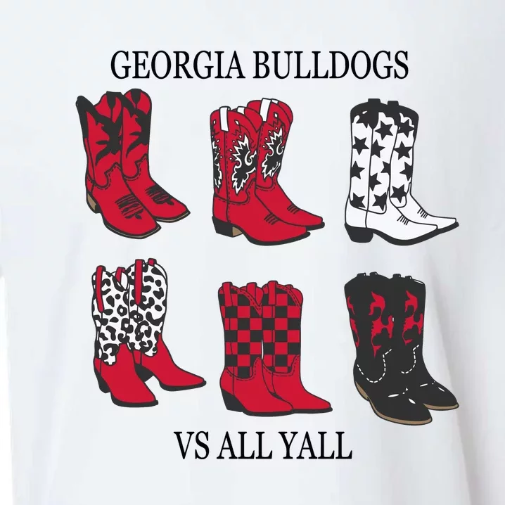 G.E.O.R.G.I.A Bulldogs Vs All Yall Sueded Cloud Jersey T-Shirt