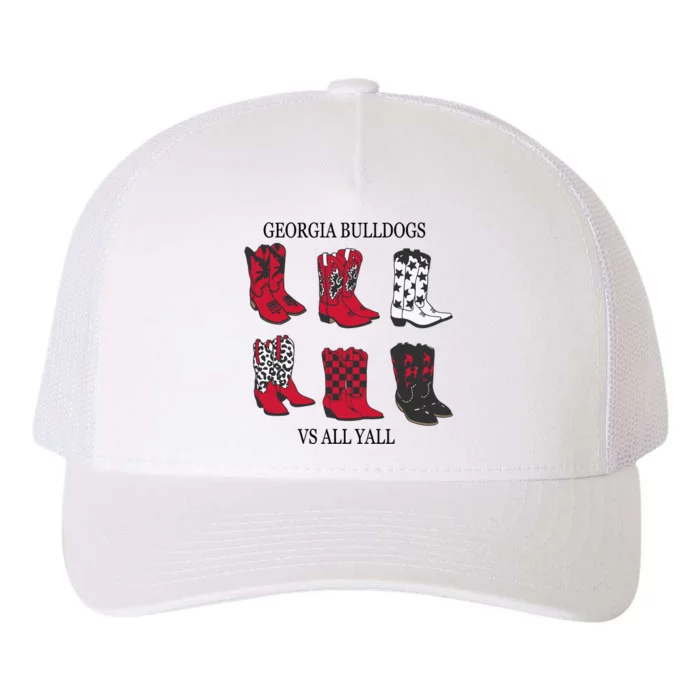 G.E.O.R.G.I.A Bulldogs Vs All Yall Yupoong Adult 5-Panel Trucker Hat